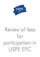 Review of fees for participation in USPE EPC 