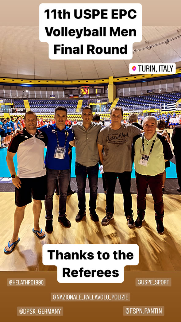 USPE European Police Championship Volleyball Men